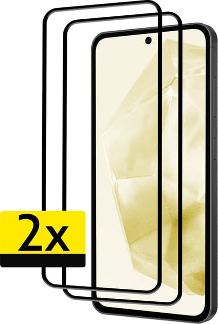 Screenprotector - Geschikt voor Samsung Galaxy A35 - 2 Stuks - Full Cover - Beschermglas - Gehard Glas - Tempered Glass - Screen Protector