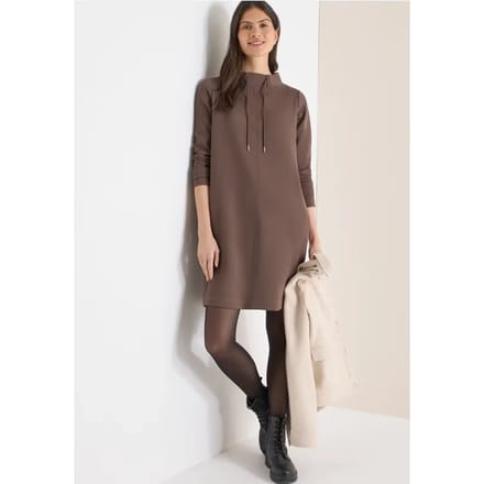 Jurk in effen kleur