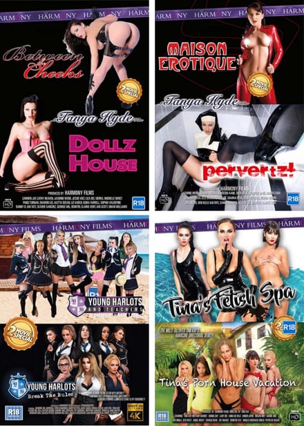Erotische DVD - Harmony - Set van 8 DVD's - Pack D