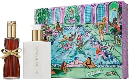 Estee Lauder Youth Dew Rich Luxuries Gift Set Eau de Parfum 67ml Spray + 92ml Youth-Dew Body Lotion satinee