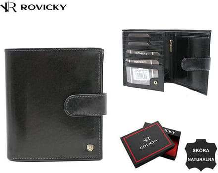 Rovicky® Luxury - Herenportefeuille - Hoogwaardig Rundleer - RFID Bescherming