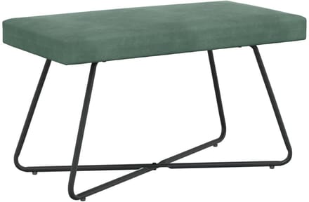 vidaXL - Bank - Zeegroen - 80 - x - 40 - x - 45 - cm - fluweel