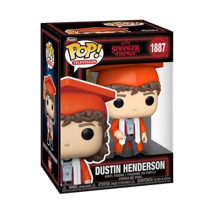 Stranger Things Dustin Henderson vinylfiguur 1887 Unisex Funko Pop! - Neutraal - Standard