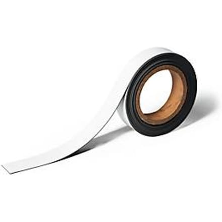 Magnetische markeringsband, L 5 m x B 30 mm, in vorm te snijden, beschrijfbaar