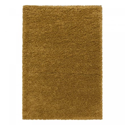 Modern hoogpolig vloerkleed Sydney - goud - 120x170 cm