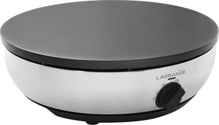 Professionele Pannenkoekenpan 40 cm – Gietijzeren Plaat & RVS – Instelbare Temperatuur
