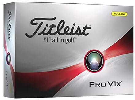 Golfballen Pro V1X, 12 stuks, volwassenen, uniseks, wit