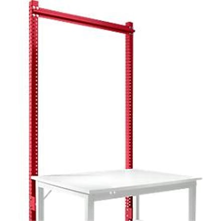 Opbouwframe, Basistafel SPECIAAL werktafel-/werkbanksysteem UNIVERSAL/PROFI, 1250 mm, robijnrood