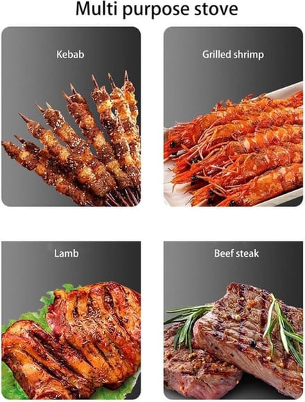 Draagbare Japanse BBQ Grill XL Allecto Plus