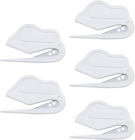 Knopener Envelopsnijder - Briefopener Set - Post Snel Openen - Ergonomisch Ontwerp - 5 Stuks - Wit