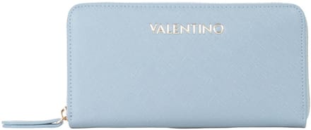 VALENTINO portemonnee Zero Re Zip Wallet Avio Lichtblauw