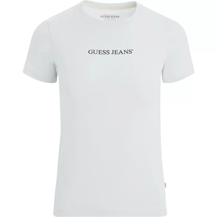 Guess Jeans Gj Cn Slim Logo Print T-shirt Met Korte Mouwen Wit XL Vrouw