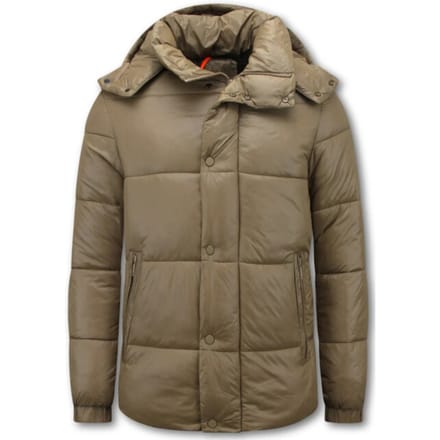 Jassen Heren - Puffer Jacket Mannen - Tussenjas Heren - 8055 - Bruin