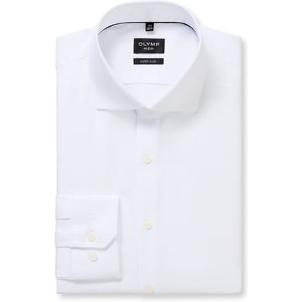 OLYMP No. Six Overhemd, Super Slim, Royal Kent, Wit
