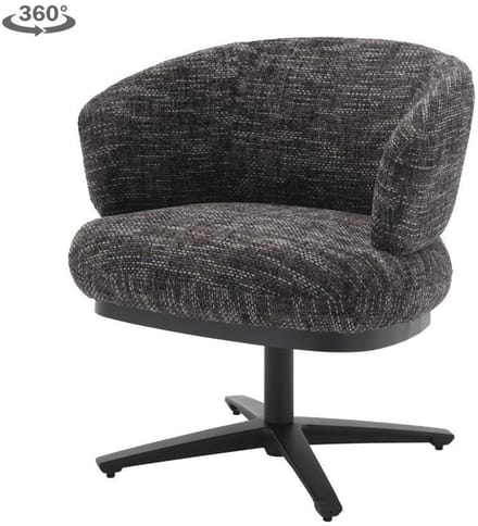 Tower Living - Perca lounge armstoel - blauw/grijs
