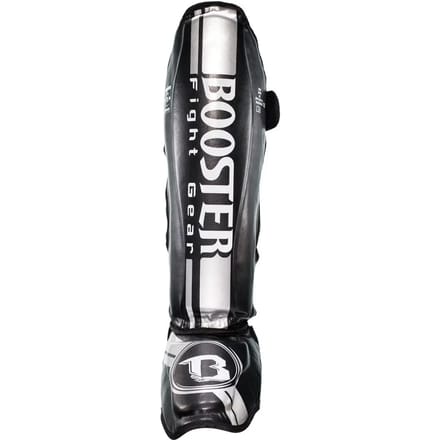 Booster Fight Gear - Scheenbeschermer - V3 - Zilver - Maat M