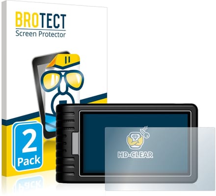 BROTECT - Screenprotector voor Topdon ArtiDiag 800 BT - Folie Beschermfolie transparant 2 Stuks