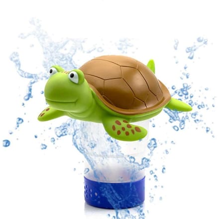 Chloor drijver Grote Capaciteit Zwembad Drijvende Dispenser Schildpad Drijvende Zwembad Chloor Dispenser brown