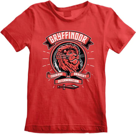 Harry Potter - Comic Style Gryffindor Kids Tshirt - Kids tm 13 jaar - Rood
