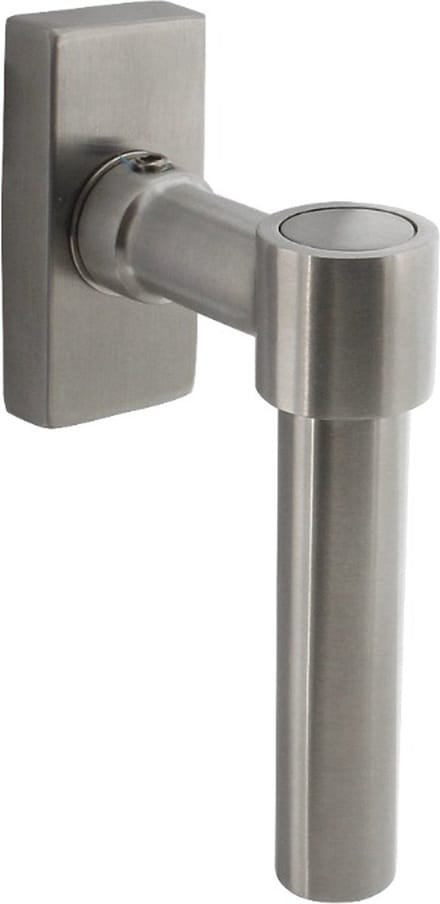 Intersteel Raamkruk L-vorm Recht rvs geborsteld