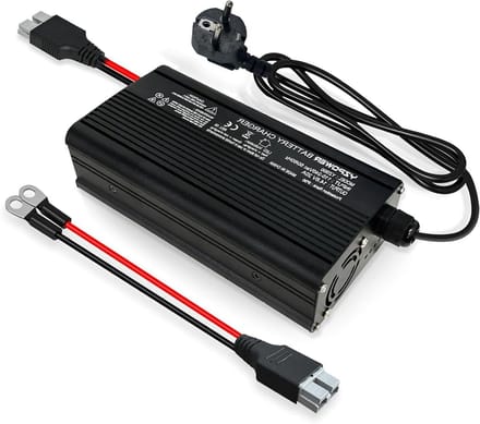 Acculader - Batterijlader - Voertuigen Opladen - Intelligente 3-Stage Oplading - 146V 20A - Zwart