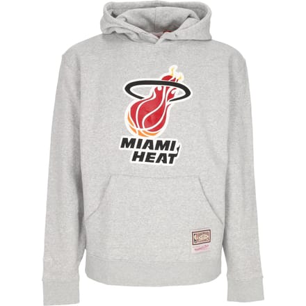 Herensweater met capuchon Nba Team-logo Miahea gemeleerd grijs
