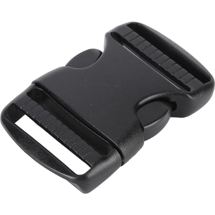 5 stuks Snelgesp Plastic Dubbel Verstelbare Riemgespen Vervanging DIY Craft voor Rugzak Zwart 38mm / 1.5in