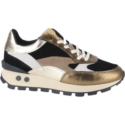 Floris Van Bommel Sfw-10098 Blokki Sneakers - Suède - Dames - Goud - Maat 37