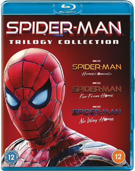 Spider-Man: Homecoming/Far From Home/No Way Home ( Blu-Ray) Import geen Nederlandse Ondertiteling