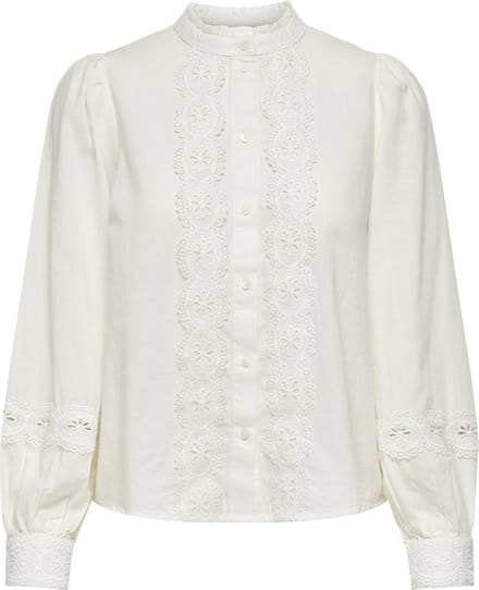JDY - JDYFLO L/S LACE SHIRT WVN - Dames - Blouses