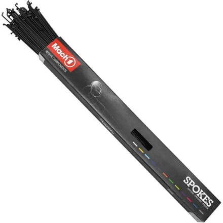 Doos van 100 roestvrij stalen spaken met nippel P2R 258 mm