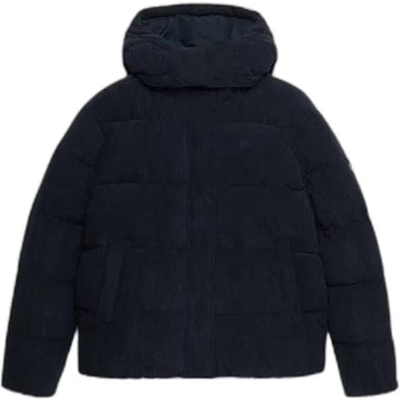 Superdry - Premium Gewatteerde Corduroy Jas Met Capuchon - Dames - Gewatteerde jassen