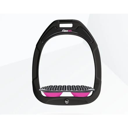 Endurance stijgbeugels Groen/Grijs/Roze Flex-On Green Composite