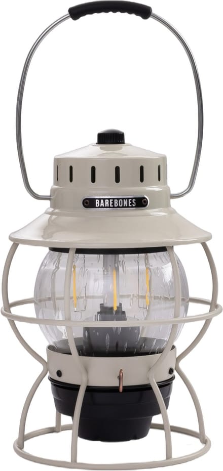 Barebones vintage white Railroad Lantaarn