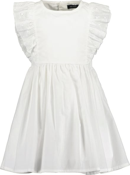 Blue Seven KIDS GIRLS BASICS Meisjes Jurk - wit - Maat 122