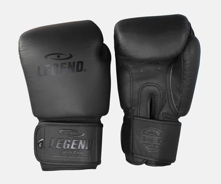 Legend Thai ELITE Bokshandschoenen heren/dames Mat Zwart 12 oz