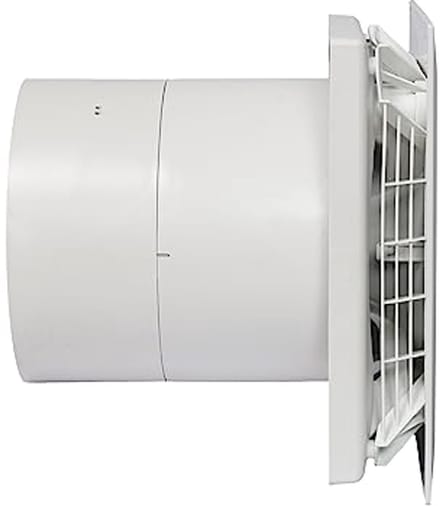 Stille Wandventilator 10W met Timer en Sensor