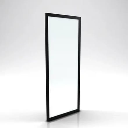 Aurlane - Inloopdouche Factory 90 X 200cm - Zwart Profiel - 6 Mm Helder Glas