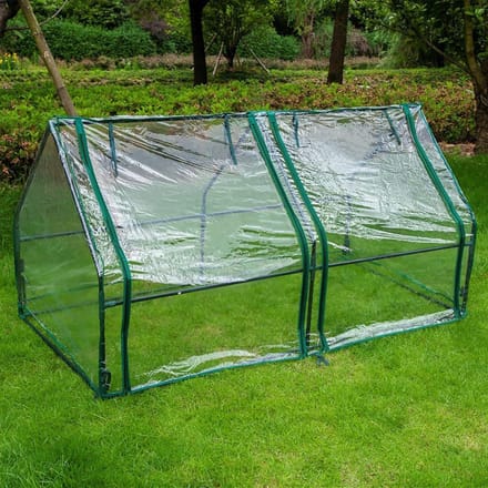 Mini Kas - Plantenhuis Tuin - Planten Beschermen - Versterkte Constructie - Compact Formaat - Transparant