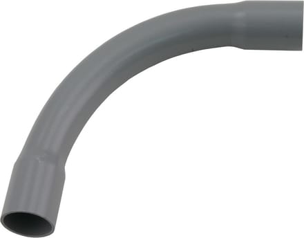 Pipelife BOCHT PVC 5/8 GRIJS 5 stuks