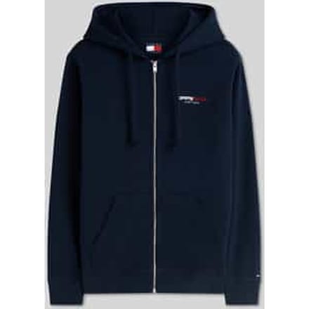relaxed fit sweatjack van katoenmix