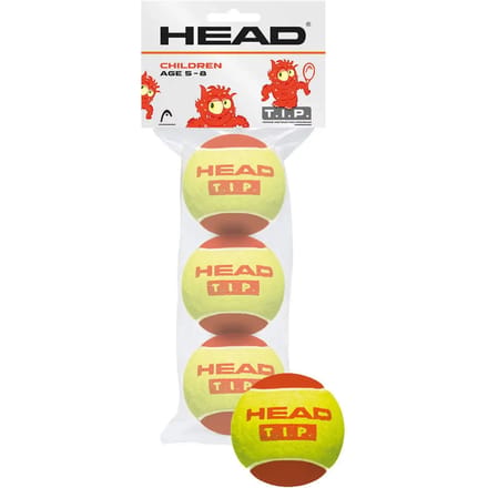 Set van 3 tennisballen voor kinderen Head T.I.P.