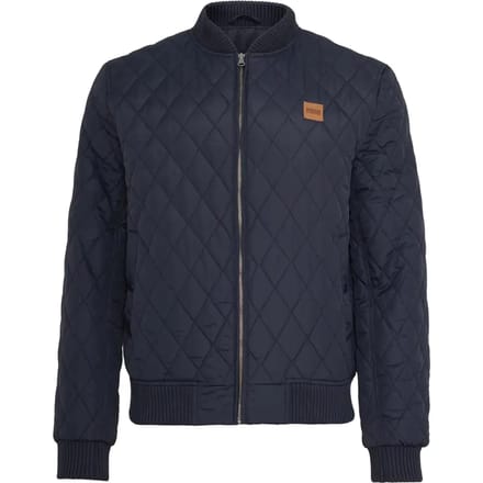 Urban Classics Diamond Quilt Nylon Jacket TB862 Blk maat S