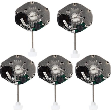 5 stuks SL68 Quartz Horloge Beweging Accessoires Reparatie Vervangende Onderdelen gray