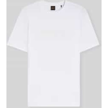 regular fit T-shirt van puur katoen model 'TE_LOGO'