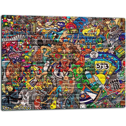 TMK ArtDeko - Snijplank - 52x40 cm - Mozaïek - Inductieplaat