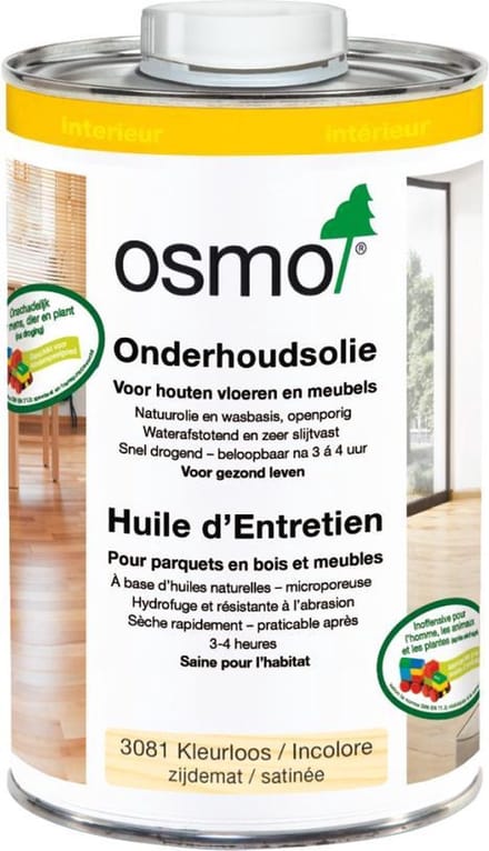 Osmo Onderhoudsolie 3081 Zijdemat - 1liter
