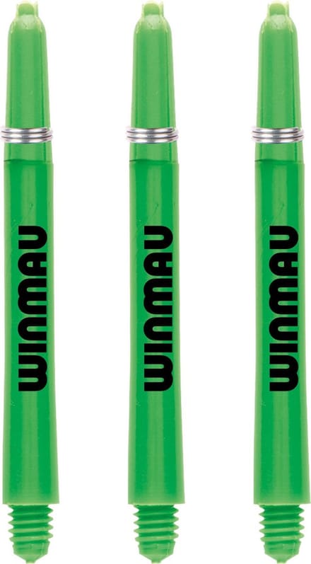 Winmau Dart Shafts Nylon Signature - Groen - Medium - (1 Set)