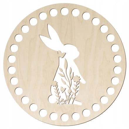 SMX Design - Houten Basis - 17cm - Ovaal - FSC Gecertificeerd - Lasergesneden