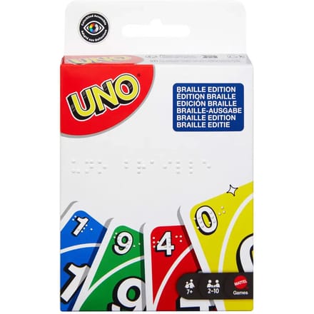 Kaartspellen Mattel UNO Braille